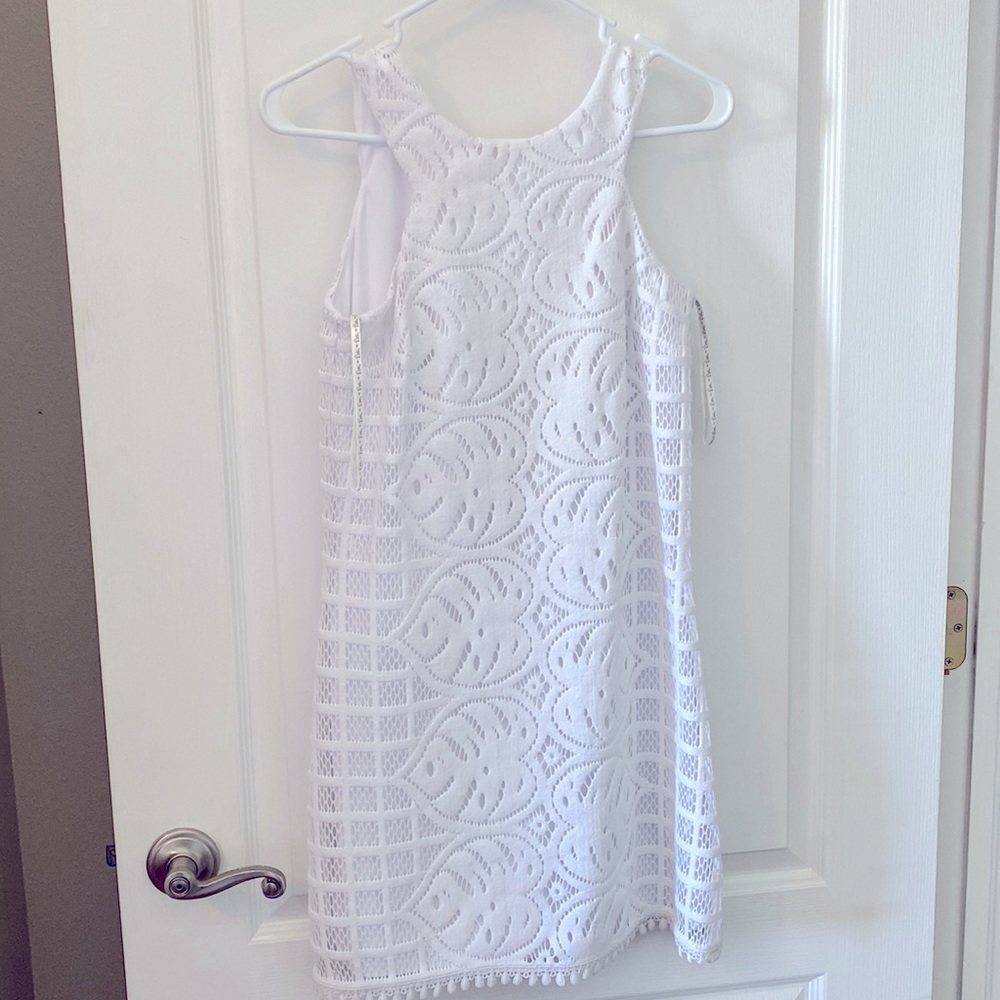 Lilly Pulitzer White Lace Dress- XS